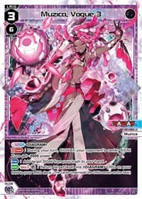 Muzica, Vogue 3 - Diva Debut Deck D06: Sanga Muzica Madoka - WIXOSS card