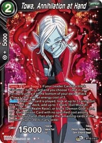 Towa, Annihilation at Hand - Realm of the Gods - Dragon Ball Super: Masters card