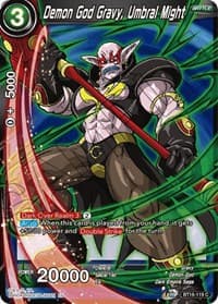 Demon God Gravy, Umbral Might - Realm of the Gods - Dragon Ball Super: Masters card
