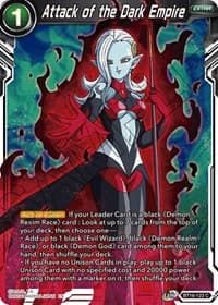 Attack of the Dark Empire - Realm of the Gods - Dragon Ball Super: Masters card