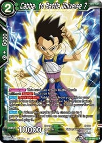Cabba, to Battle Universe 7 - Realm of the Gods - Dragon Ball Super: Masters card