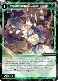 Noboribetsu, Code: Maze - Diva Debut Deck D06: Sanga Muzica Madoka - WIXOSS card