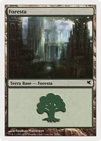 Forest (Italian) - "Foresta" (K23) - Magic Encyclopedia 2005 (Salvat/Hachette) - Magic: The Gathering card