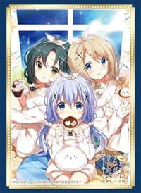 Bushiroad Sleeve Collection HG Vol.3071: Is the order a rabbit? - Chino, Rin, Aoyama Blue Mountain (75-Pack) - Bushiroad Card Sleeves - Card Sleeves card