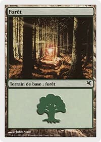 Forest (French) - "Foret" (I33) - Magic Encyclopedia 2005 (Salvat/Hachette) - Magic: The Gathering card