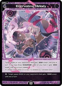 Enervating Melody - Diva Debut Deck D06: Sanga Muzica Madoka - WIXOSS card