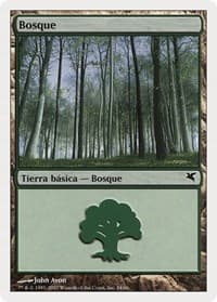 Forest (Spanish) - "Bosque" (J34) - Magic Encyclopedia 2005 (Salvat/Hachette) - Magic: The Gathering card