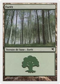 Forest (French) - "Foret" (J34) - Magic Encyclopedia 2005 (Salvat/Hachette) - Magic: The Gathering card