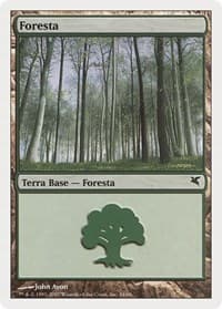 Forest (Italian) - "Foresta" (J34) - Magic Encyclopedia 2005 (Salvat/Hachette) - Magic: The Gathering card