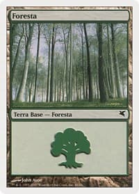 Forest (Italian) - "Foresta" (B46) - Magic Encyclopedia 2005 (Salvat/Hachette) - Magic: The Gathering card