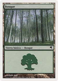Forest (Spanish) - "Bosque" (B46) - Magic Encyclopedia 2005 (Salvat/Hachette) - Magic: The Gathering card