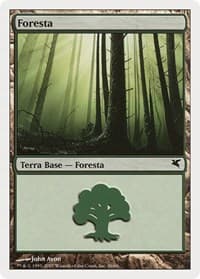 Forest (Italian) - "Foresta" (L36) - Magic Encyclopedia 2005 (Salvat/Hachette) - Magic: The Gathering card