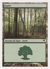 Forest (French) - "Foret" (J46) - Magic Encyclopedia 2005 (Salvat/Hachette) - Magic: The Gathering card