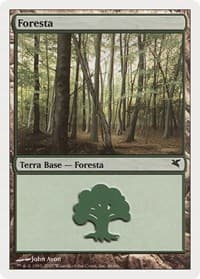 Forest (Italian) - "Foresta" (J46) - Magic Encyclopedia 2005 (Salvat/Hachette) - Magic: The Gathering card