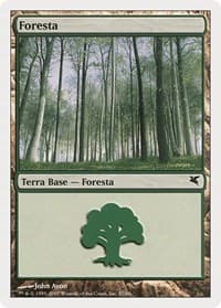 Forest (Italian) - "Foresta" (B57) - Magic Encyclopedia 2005 (Salvat/Hachette) - Magic: The Gathering card