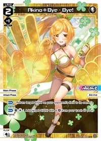 Akino*Bye - Bye! - Glowing Diva - WIXOSS card