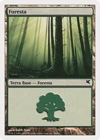 Forest (Italian) - "Foresta" (D59) - Magic Encyclopedia 2005 (Salvat/Hachette) - Magic: The Gathering card