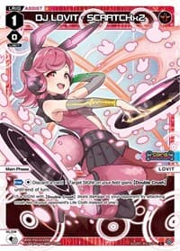 DJ LOVIT - SCRATCHx2 - Glowing Diva - WIXOSS card