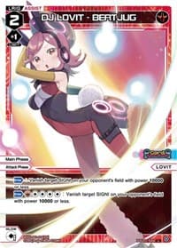 DJ LOVIT - BEATJUG - Glowing Diva - WIXOSS card