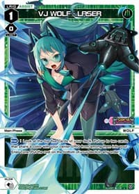 VJ WOLF - LASER - Glowing Diva - WIXOSS card