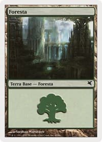 Forest (Italian) - "Foresta" (L60) - Magic Encyclopedia 2005 (Salvat/Hachette) - Magic: The Gathering card