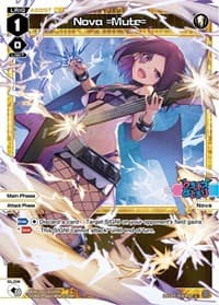 Nova =Mute= - Glowing Diva - WIXOSS card