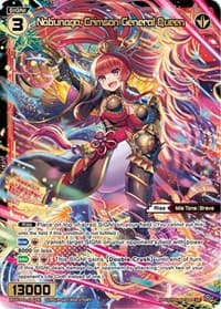 Nobunaga, Crimson General Queen - Glowing Diva - WIXOSS card