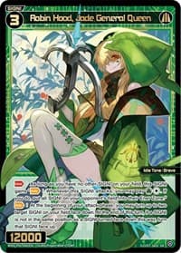 Robin Hood, Jade General Queen - Glowing Diva - WIXOSS card