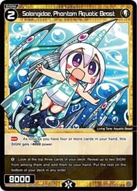 Salangidae, Phantom Aquatic Beast - Glowing Diva - WIXOSS card