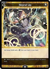 Stand Up - Glowing Diva - WIXOSS card
