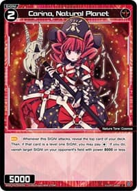 Carina, Natural Planet - Glowing Diva - WIXOSS card