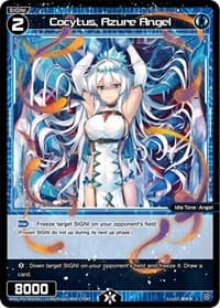 Cocytus, Azure Angel - Glowing Diva - WIXOSS card