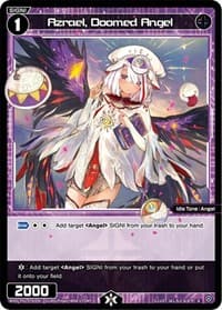 Azrael, Doomed Angel - Glowing Diva - WIXOSS card