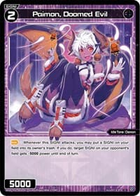 Paimon, Doomed Evil - Glowing Diva - WIXOSS card
