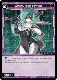 Gram, High Armed - Glowing Diva - WIXOSS card