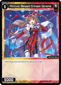 Percival, Blessed Crimson General - Glowing Diva - WIXOSS card
