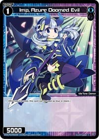 Imp, Azure Doomed Evil - Glowing Diva - WIXOSS card