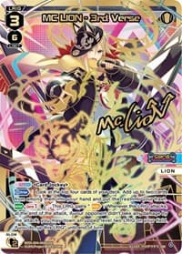 MC LION - 3rd Verse (DiR) - Glowing Diva - WIXOSS card