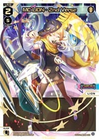 MC LION - 2nd Verse (SCR) - Glowing Diva - WIXOSS card