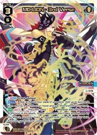 MC LION - 3rd Verse (SCR) - Glowing Diva - WIXOSS card