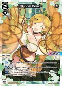 Akino*Peace! (Parallel Foil) - Glowing Diva - WIXOSS card