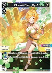Akino*Bye - Bye! (Parallel Foil) - Glowing Diva - WIXOSS card