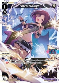 Nova =Mute= (Parallel Foil) - Glowing Diva - WIXOSS card