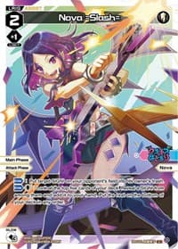 Nova =Slash= (Parallel Foil) - Glowing Diva - WIXOSS card