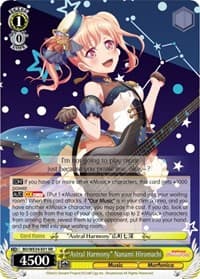 "Astral Harmony" Nanami Hiromachi (Parallel Foil) - Morfonica x RAISE A SUILEN - Weiss Schwarz card