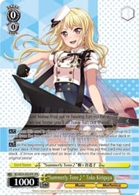 "Summerly Tone" Toko Kirigaya (OFR) - Morfonica x RAISE A SUILEN - Weiss Schwarz card