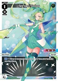 Sanga//Swing (Parallel Foil) - Glowing Diva - WIXOSS card