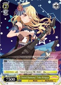 "Astral Harmony" Toko Kirigaya (Parallel Foil) - Morfonica x RAISE A SUILEN - Weiss Schwarz card