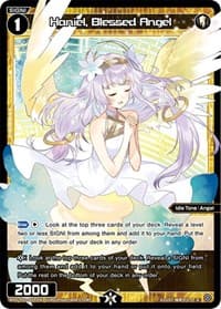 Haniel, Blessed Angel (Parallel Foil) - Glowing Diva - WIXOSS card