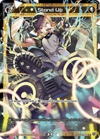 Stand Up (Parallel Foil) - Glowing Diva - WIXOSS card